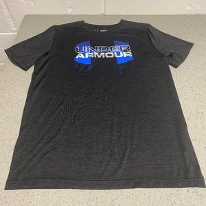 Under Armour Black Short Sleeve T-Shirt Size: Kids YXL